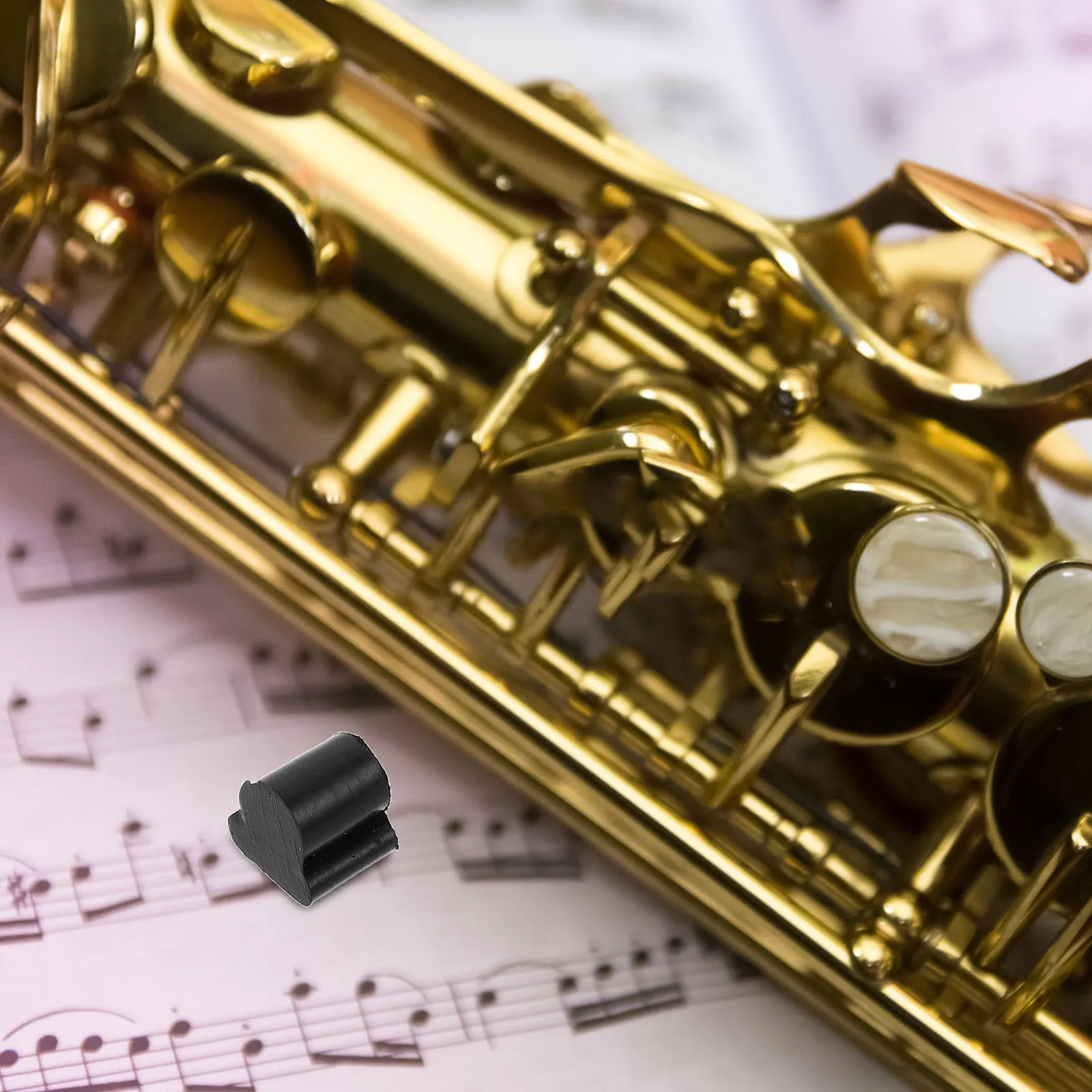 

10Pcs 4mm Valve Damper Pad Durable Absorber for French Horn Euphonium Tuba Instrument Part Instrument Buffer Stop