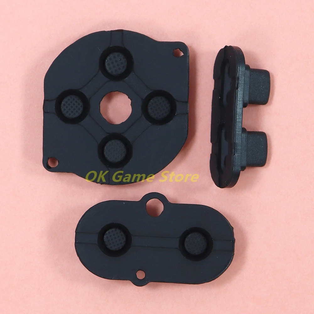 50 set di cuscinetti in gomma conduttiva colorata cuscinetti in silicone per pulsanti per accessori per console di gioco Gameboy Color GBC