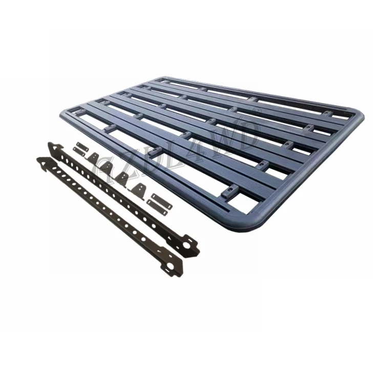 

4x4 Exterior Offload Pickup Universal Car Aluminum Flat Roof Rack Car Luggage Carrier Basket 180X125