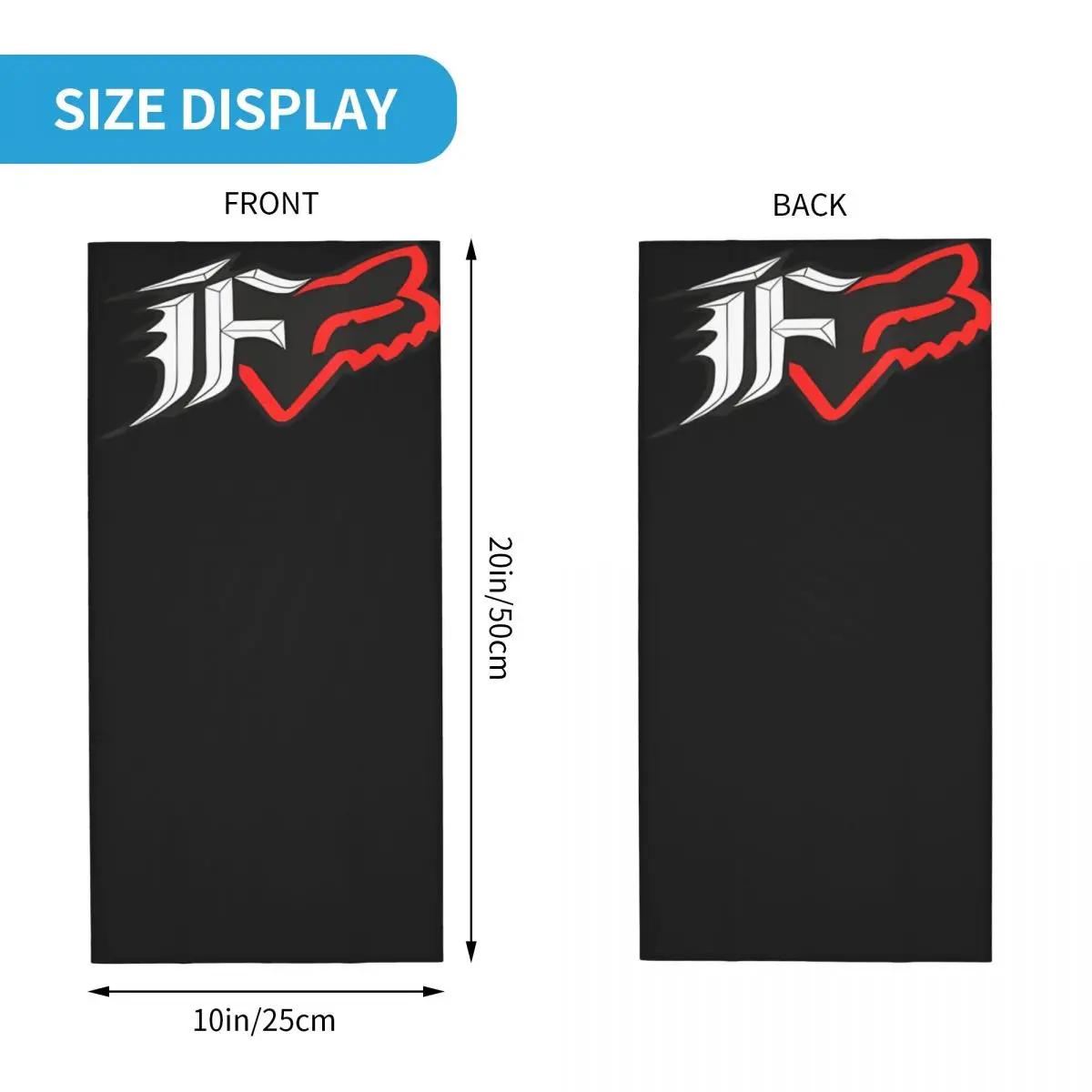 Groovy f-x Racings Bandana cubierta de cuello impresa Motor Motocross bufanda facial senderismo Unisex adulto invierno