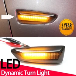 2pcs Dynamic Led Turn Signals Side marker light Lamp for Opel Astra J Astra J K Zafira C Insignia B Grandland X