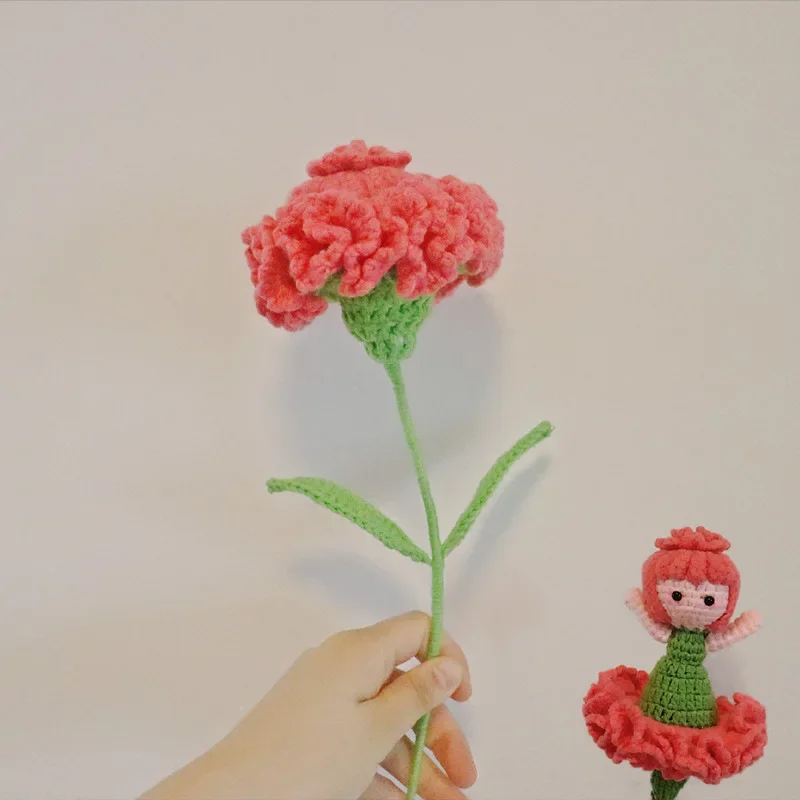 DIY Magic Dolls for Children Emotional Soothing Valentine's Day Creative Gift Roses/carnations Flowers Turn Fairy