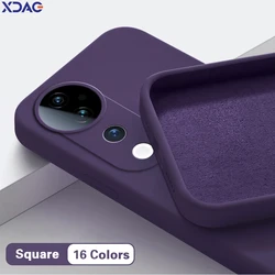 Soft Phone Case Back Cover for VIVO V40 5G Camera Protection Original Simple Classic Liquid Silicone Fashion Mobile Bumper Shell
