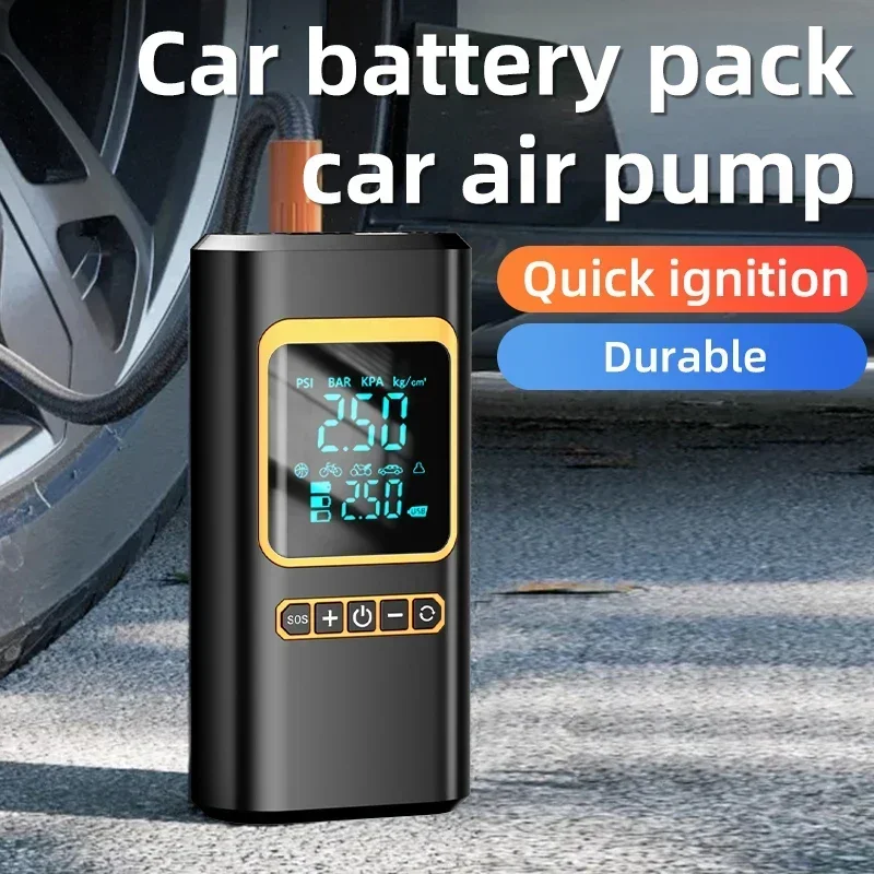 4 In 1 Car Jump Starter Multi-Function Air Compressor Power Bank 150psi Portable Charger Car Battery Starter For 12V Cars