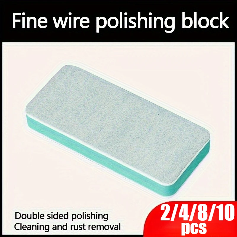 2/4 Pcs 1000 Grit Fret Polishing Block - Double-Sided Sanding Tool for Guitar Care