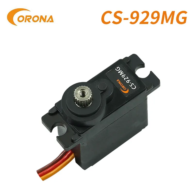 Corona CS‑929MG RC-Servo, 9 Gramm, Metallgetriebe, analoges Servo für RC-Flugzeuge, Starrflügler, Hubschrauber, Flugzeug- und Robotermodelle, Zubehör – Detail 3
