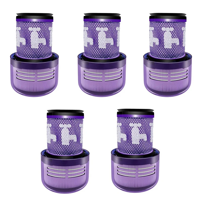 

2025-5Pcs Washable Hepa Filter For Dyson V12 Detect Slim Absolute Total Clean Vacuum Cleaner Replacement Parts Accessories