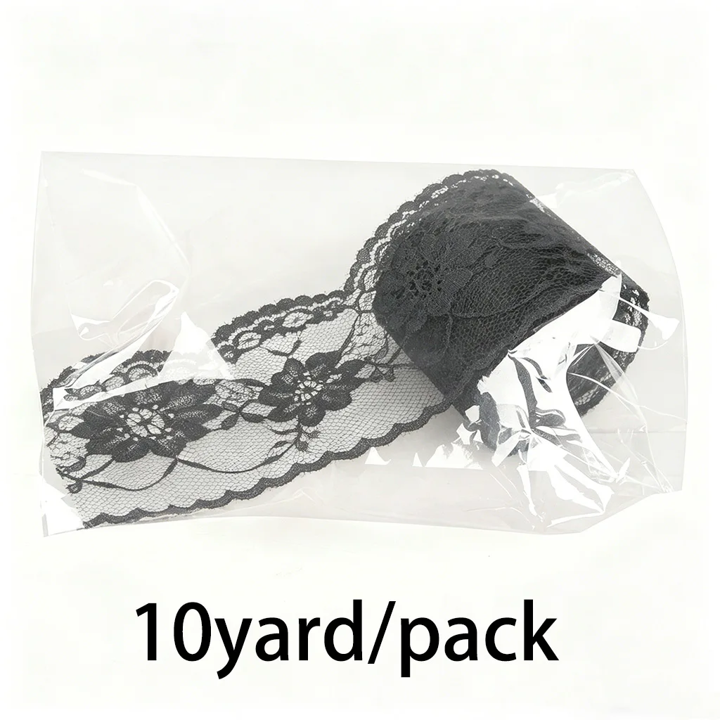 (10 yards/roll) 65mm lace fabric Webbing Decoration packing Material rolls wholesale