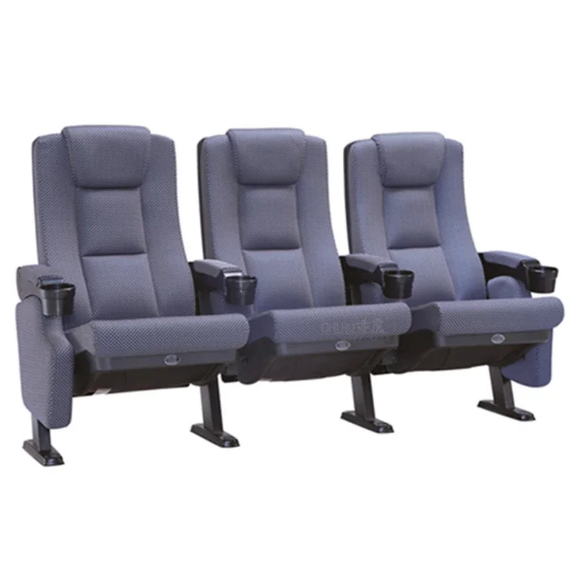 Auditorium Conference Room Cinema Soft Seating Theatre Simple Single Chair For Drinks Popcorn