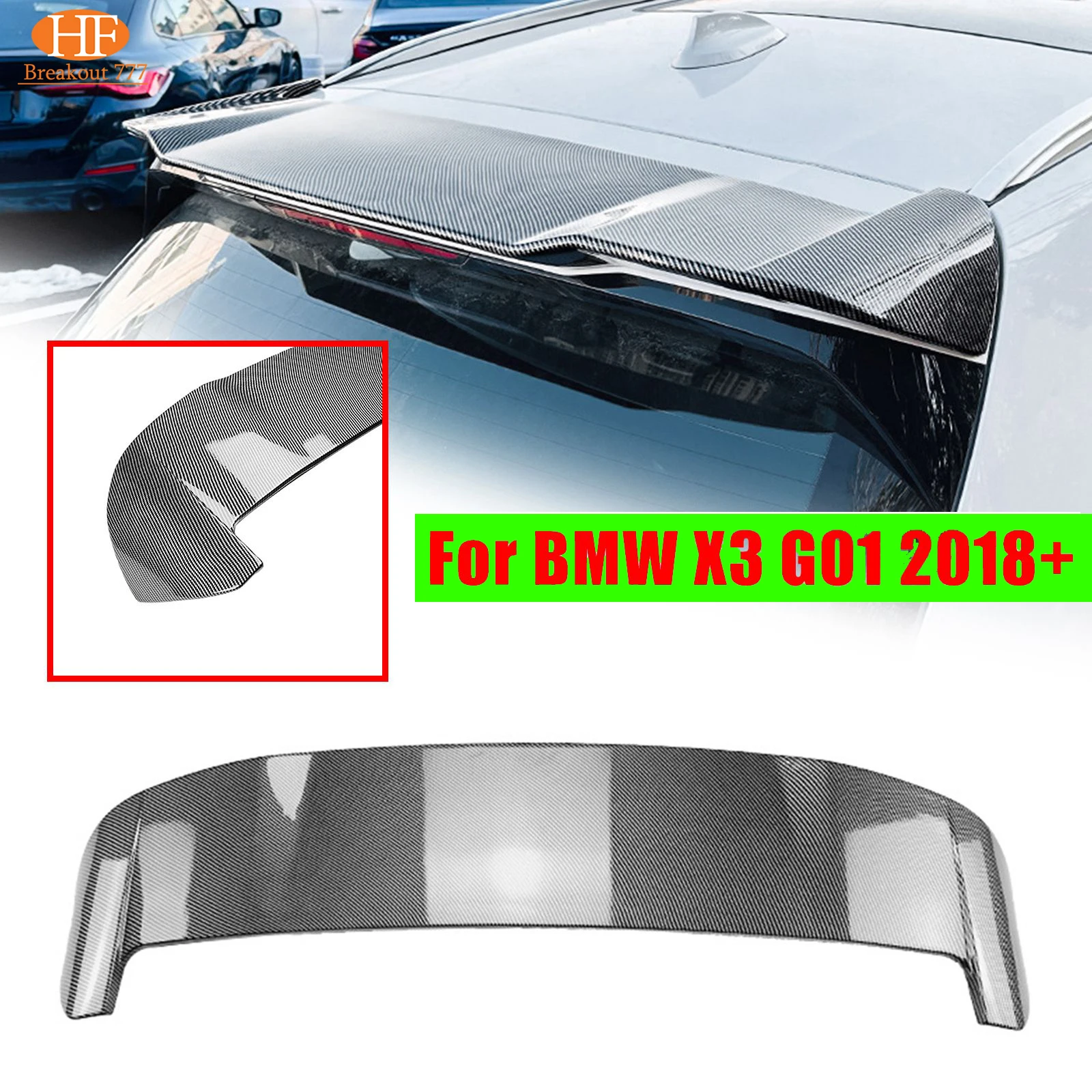 

Rear Trunk Spoiler Lips Car Bumper Lip Trunk Spoiler Boot Wing Accessories For BMW X3 G01 X3M 2018-2024