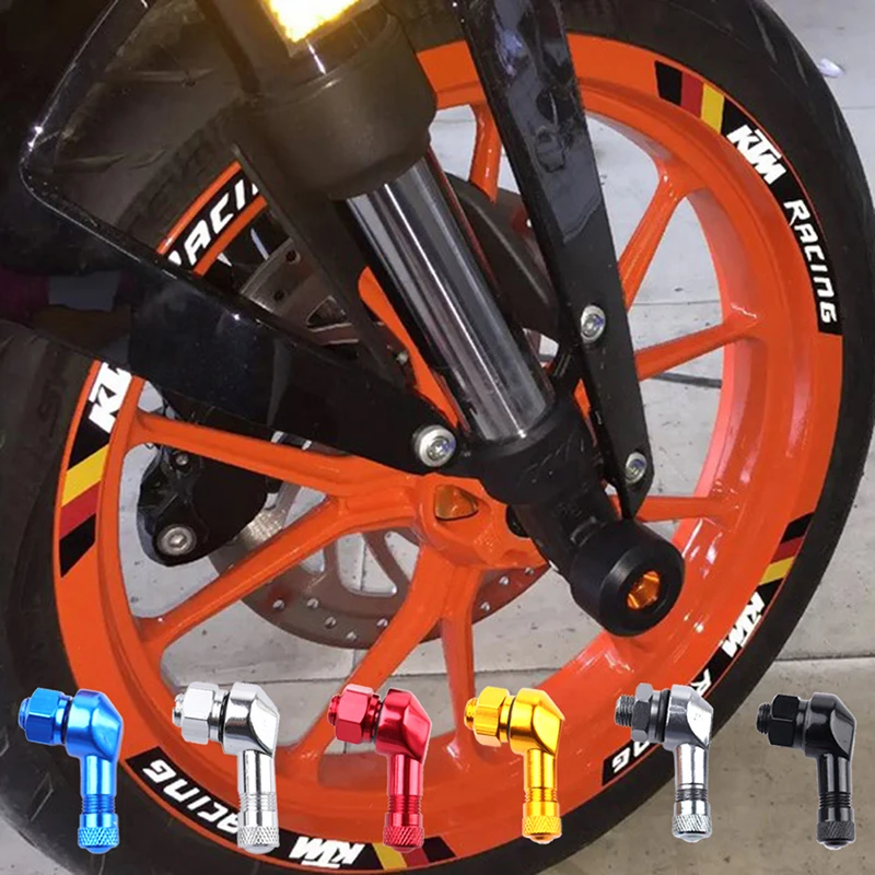 Accessoires de jante de moto, pièces de rechange de roues, coude de assujeten métal, angle résistant à 90, roue de vélo de course, tige, 1 pièce