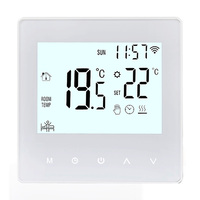 Smart Tuya WiFi Thermostat 3A/16A Digital Programmable LCD Display Underfloor Heating Temperature Controller Wall Thermostat