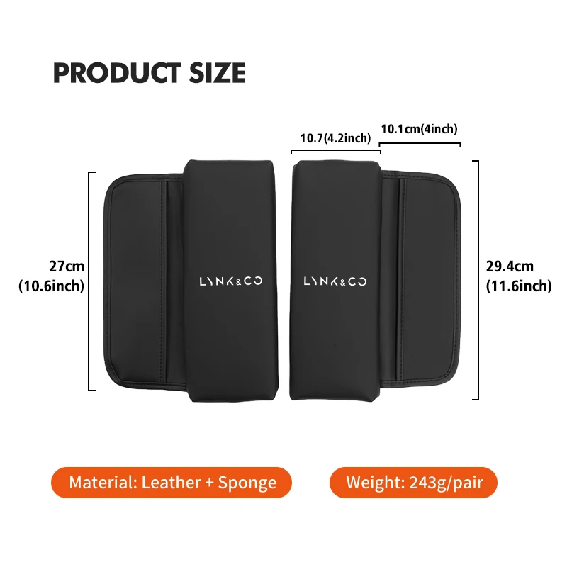 مسند ذراع السيارة وسادة المضادة للخدش غطاء للحماية جيب التخزين ل LYNK & CO 01 05 03 09 02 04 06 07 08 PHEV 09 MHEV #6