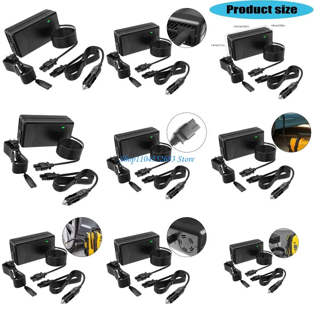 

Y6GD Tire Inflator Power Adapters Car Cigarettes Socket Power Supply Adapters