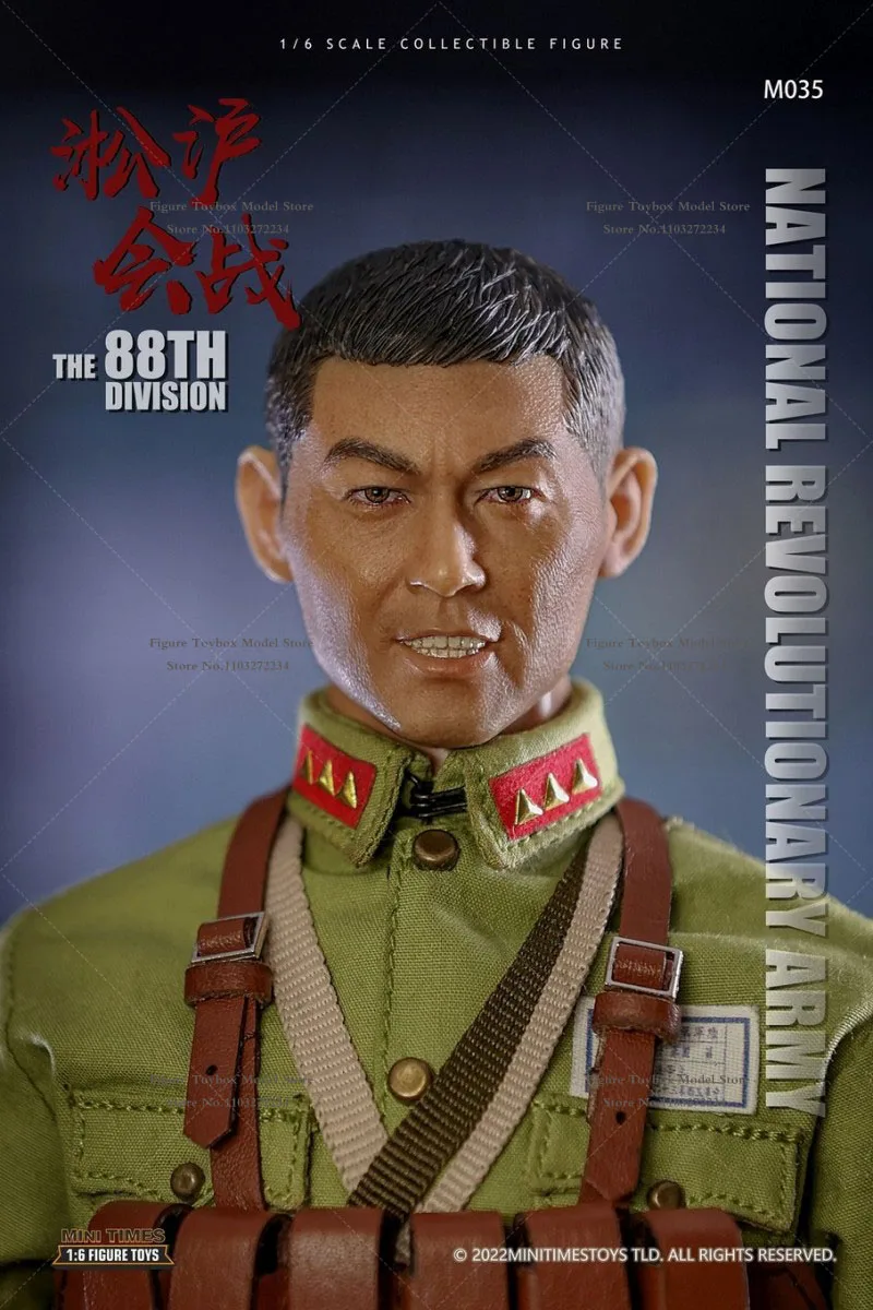 Mini juguetes de tiempos M035 1/6, ejército revolucionario nacional, soldado masculino de la guerra militar de 88a División, modelo de figura de acción de 12 ", Juguetes