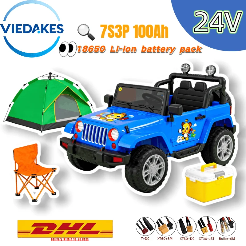 

Hot-Selling 7S3P 24V 100Ah Battery Pack，Scooters & Kids’ Electric Cars, Stable Voltage, Durable, a Highly Sought-After Product⚡