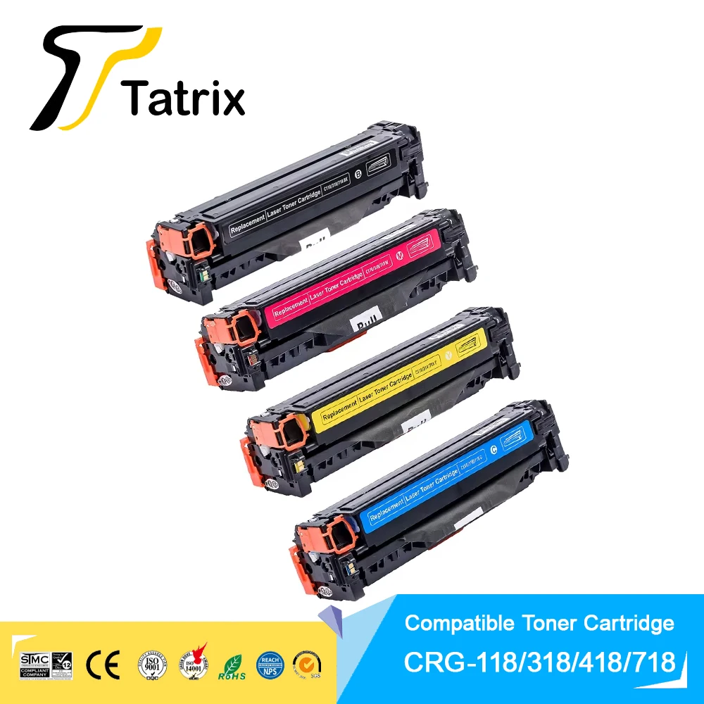 

CRG118 CRG318/418 CRG718 Compatible Toner Cartridge For Canon LBP-7200 7660cdn 8380cdw For HP Color laserJet CM2320 MFP Series