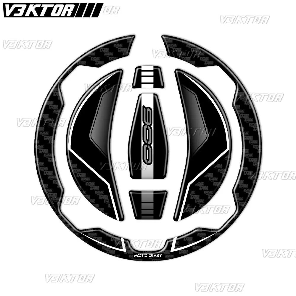 For Kawasaki Z900 Z 900 2022 2023 2024 3D Motorcycle Fuel Tank Cap Sticker Motorrad Tank Protector Decals