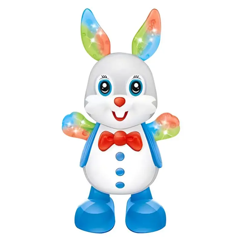 Rabbit Musical Shaking Singing Bunny Rabbit Musical Shaking Cartoon Body Twist Toy With Dynamic Music & Cool Lights Adorable