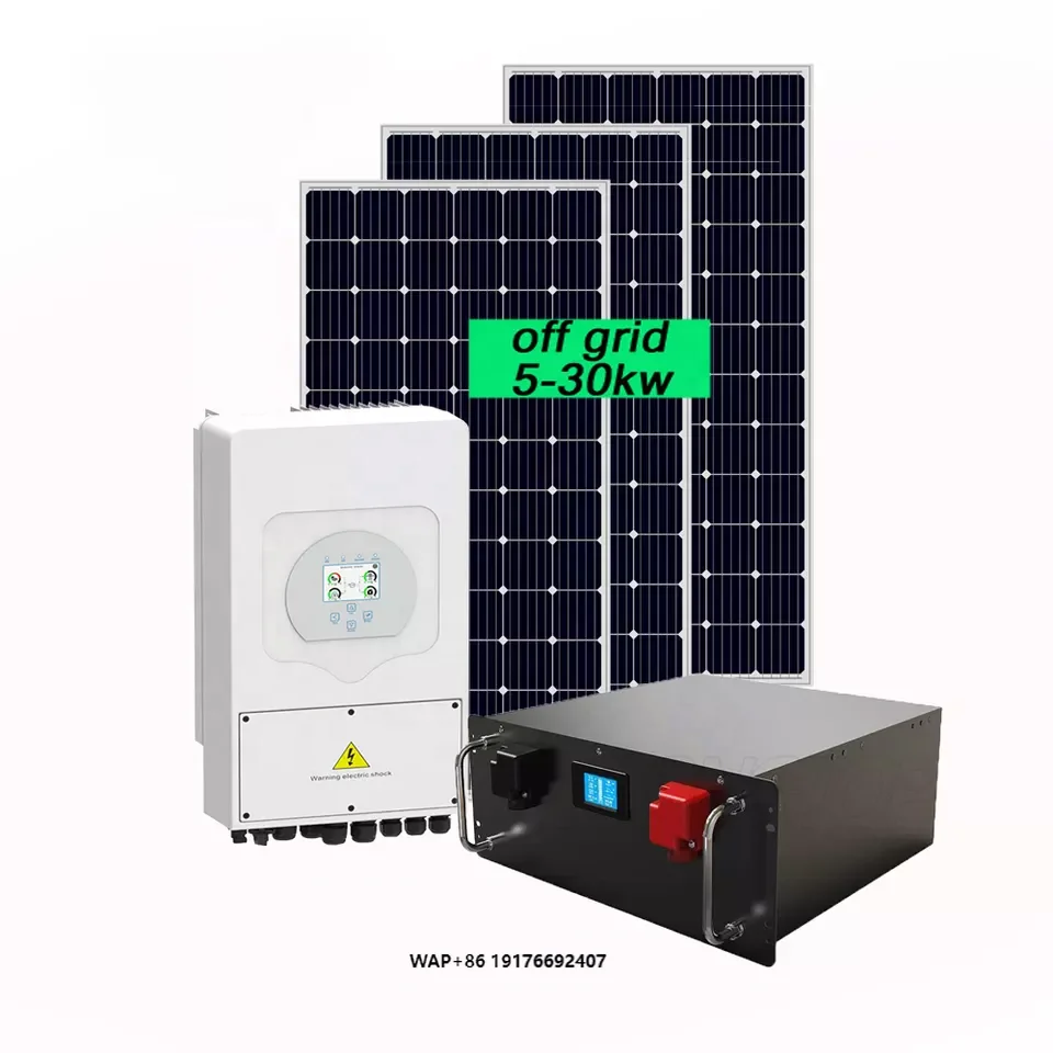 Complete Solar Energy System 20kw Kit 20kw off Grid Solar System with Battery Backup