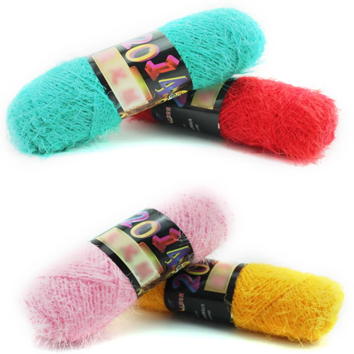 

12Pcs Sacow Multicolor Hand-Knitting Yarn Soft Skin-Friendly Trendy Garments Accessories Mother's Day Gifts Hand-Woven String