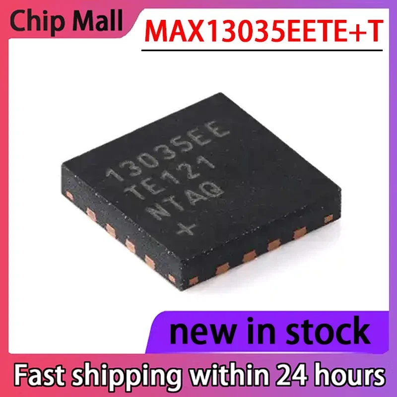 

5PCS MAX13035EETE+T 13035EE QFN-16-EP 6-channel High-speed Logic Level Converter Chip