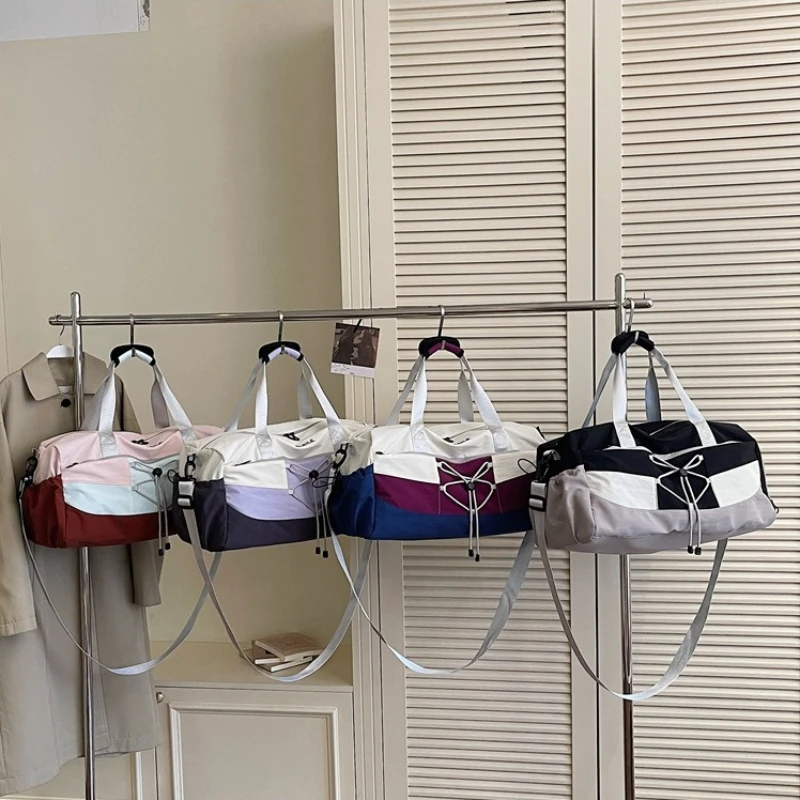 Ladies' Outdoor Dry Wet Separation Luggage Bag Large Capacity Short Distance Travel Storage Bag Large Capacity Shoe Bag Handbag