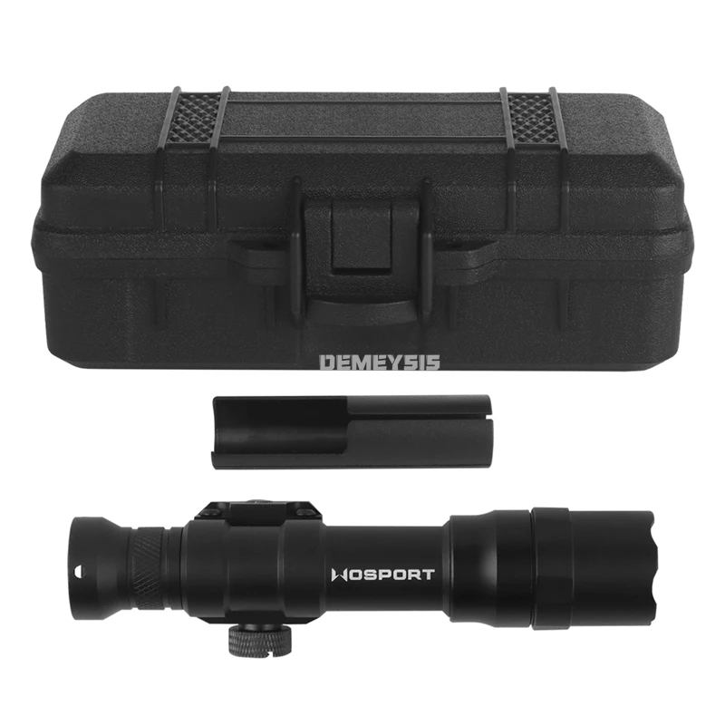 Linterna táctica aluminio 800 lúmenes para pistola airsoft y caza - imagen 3