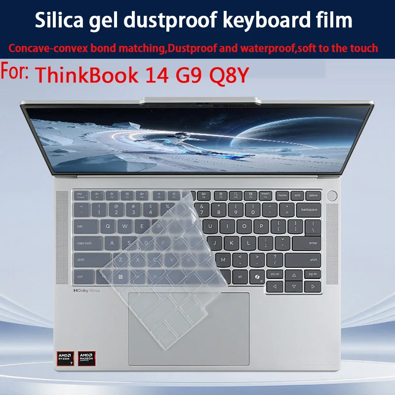 For New ThinkBook 14 G9 Q8Y keyboard film laptop screen protective film HD toughened film anti-blue film anti-reflective film