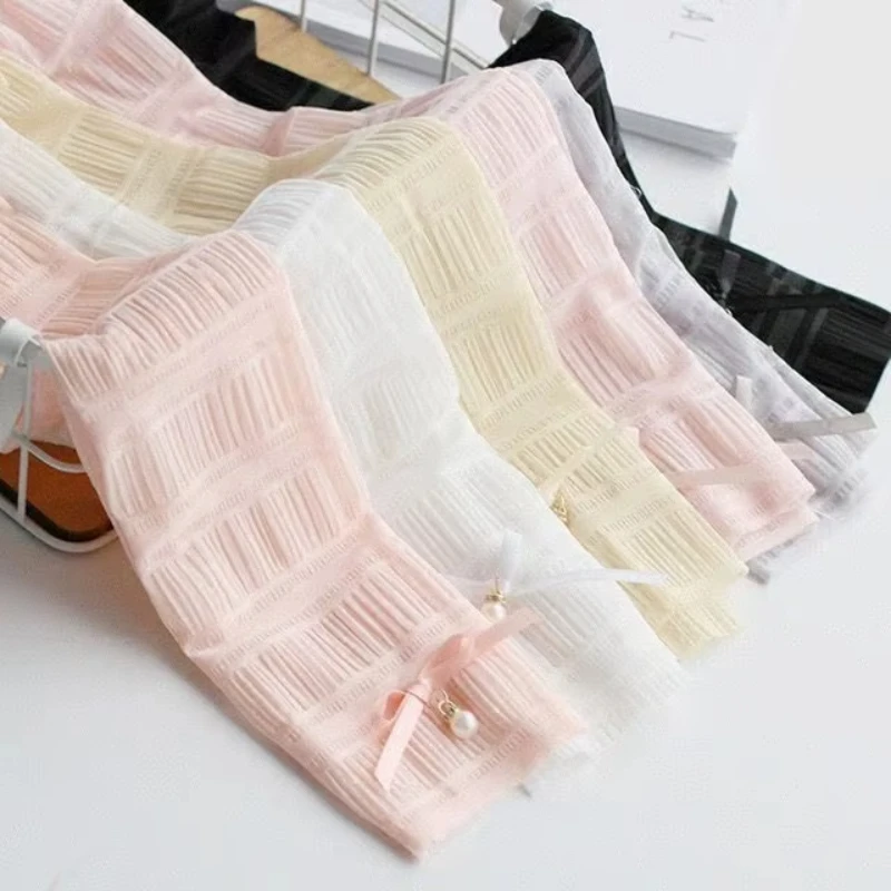 New Design Women's Summer Sunscreen Anti-UV Gloves with Lace Pearl Bowknot Breathable Cycling Arm Sleeves Outdoor Sports Gloves