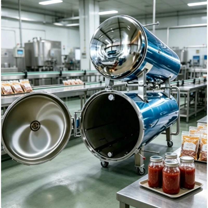High temperature and high pressure custom water immersion sterilizer, used for sterilization of canned food pressure cooker