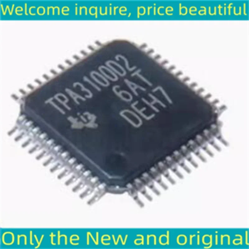 

3PCS TPA3100D2 New and Original Chip IC TPA3100D2PHPR HTQFP-48