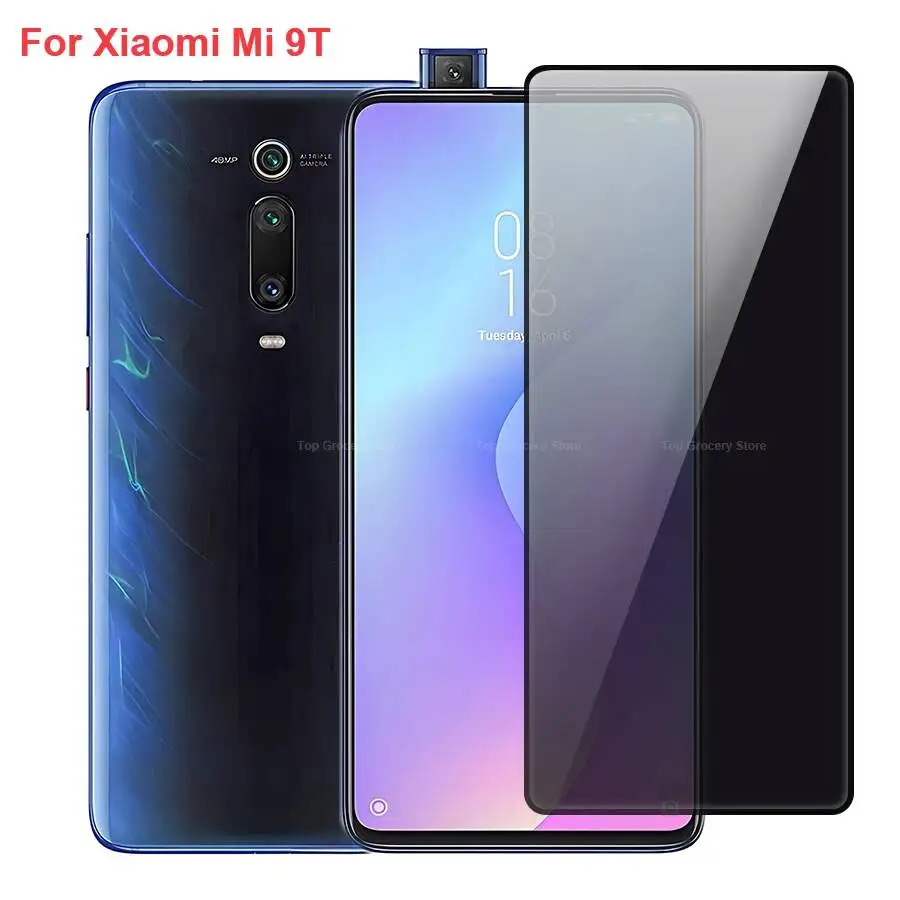

Mi 9T Anti Spy Privacy Tempered Glass Protector Compatible For Xiaomi Mi9t Full Cover Screen Phone Film