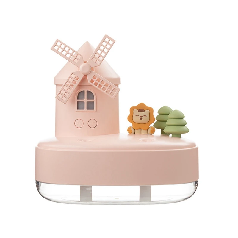 

Top Sale 650Ml Humidifier Diffuser USB Double Spray Nozzle Wireless Diffuser LED Light Music Box