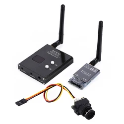 New 48CH 5.8G 600mw 5km Wireless AV Transmitter TS832 +RC832 Receiver +1000TVL camera for FPV Multicopter Aircraft