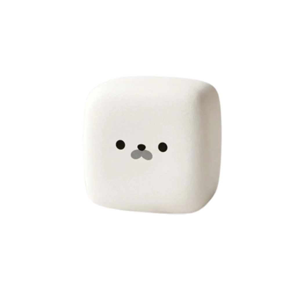 Slow Rebound Seal Squeeze Toy Super Soft Comfortable Slow Rebound Fidget Toy White Ornament Shapeable Squeeze Ball
