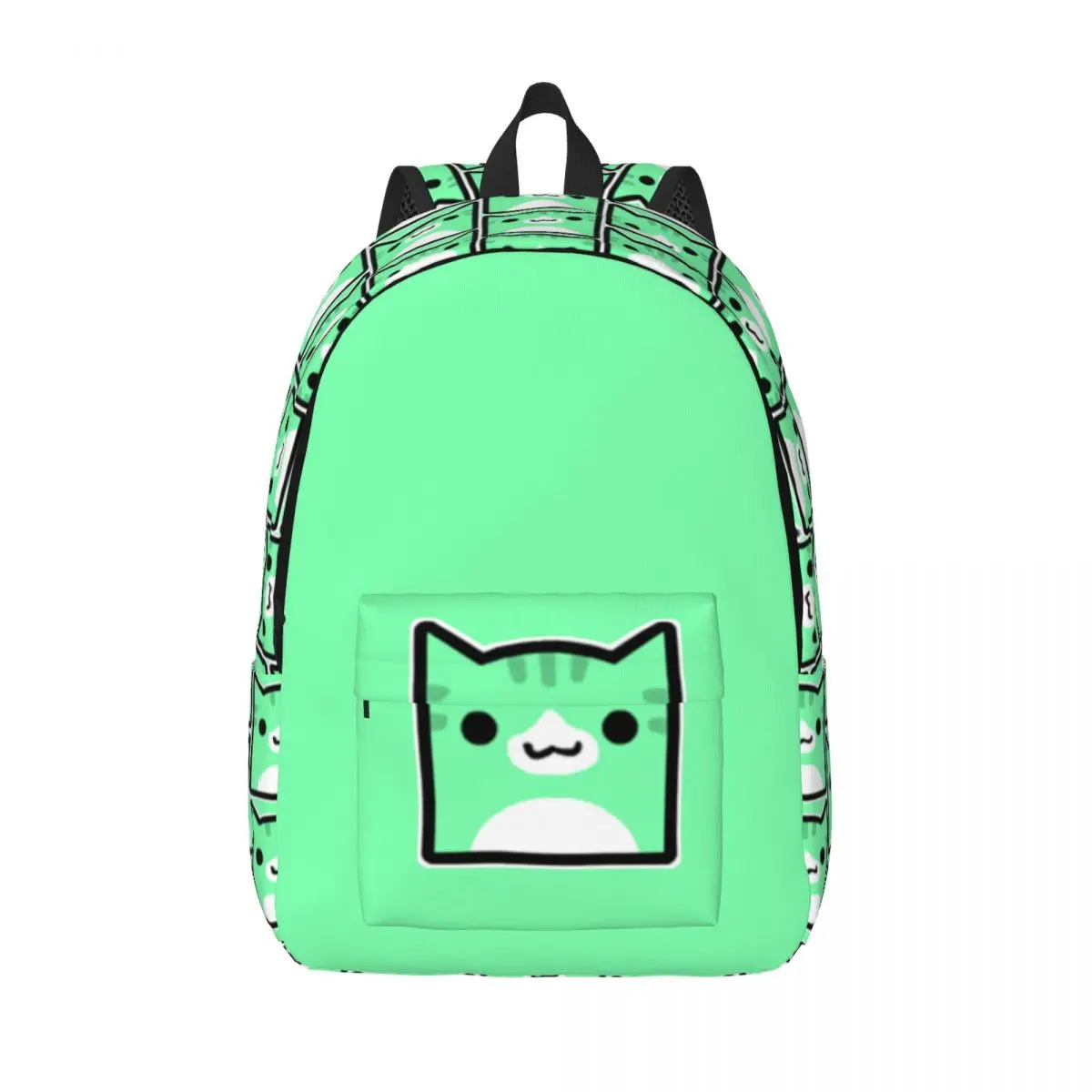 

Juniper Geometry Cube Gaming Dash for Men Women Student School Bookbag Icon Cat Canvas Daypack Elementary High College Hiking