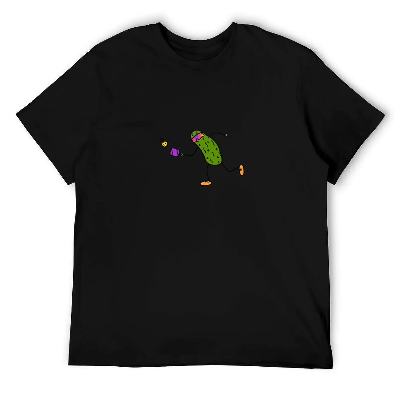 

pickle playing pickleball T-Shirt man t shirts graphic t shirts designer man t shirts high quality luxury brand T-Shirt