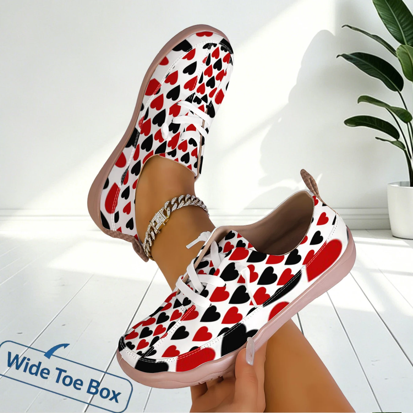 Outdoor Sports Shoes - Women Breathable Casual Sneakers Wide Toe