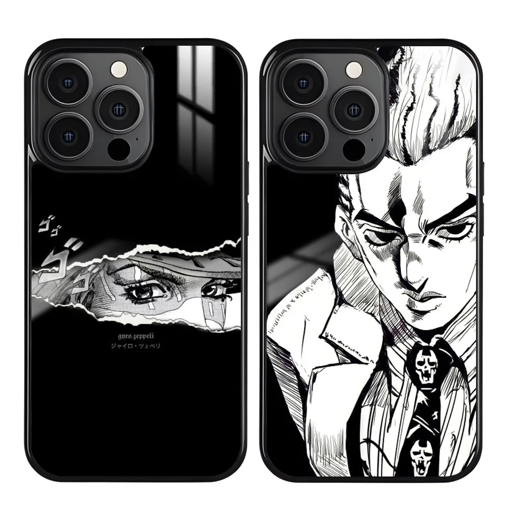 JoJo's Bizarre Adventure Phone Case For iPhone 16 15 14 13 12 11 Pro Max Plus Mini Magnetic Magsafe Wireless Charging Cover