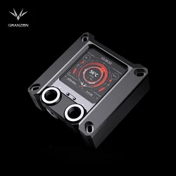 Bykski Granzon Copper CPU Water Block For INTEL LGA1800/1700/1200/115X Cooler AMD Ryzen AM4 AM5 With Display Screen GAISC/GAMSC