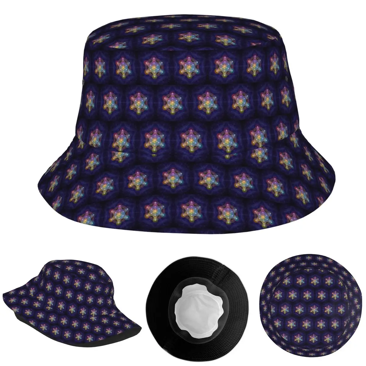 

Кубик Метатрона, шляпа-ведро Меркаба, панама для детей, рыбацкие шапки Боб на лето, рыбацкие шапки для мужчин и женщин