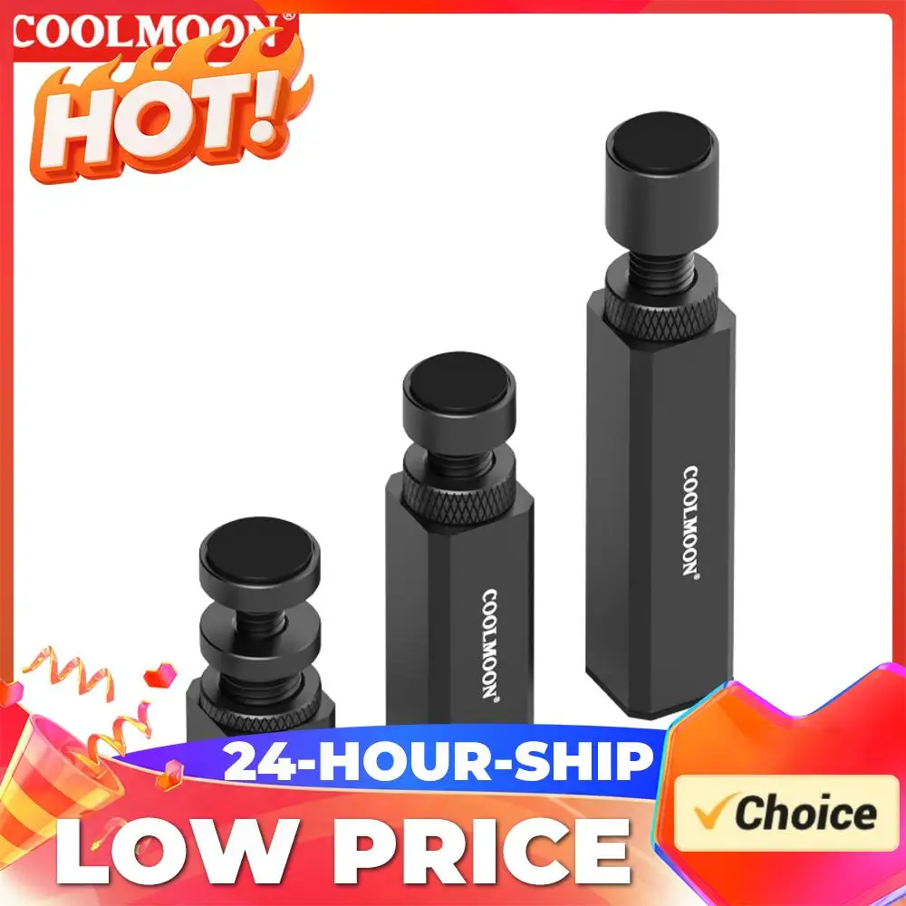 

Кронштейн для видеокарты COOLMOON, телескопический спиральный держатель для видеокарты, алюминиевый сплав с защитой от царапин для корпусов ATX/M-ATX/ITX