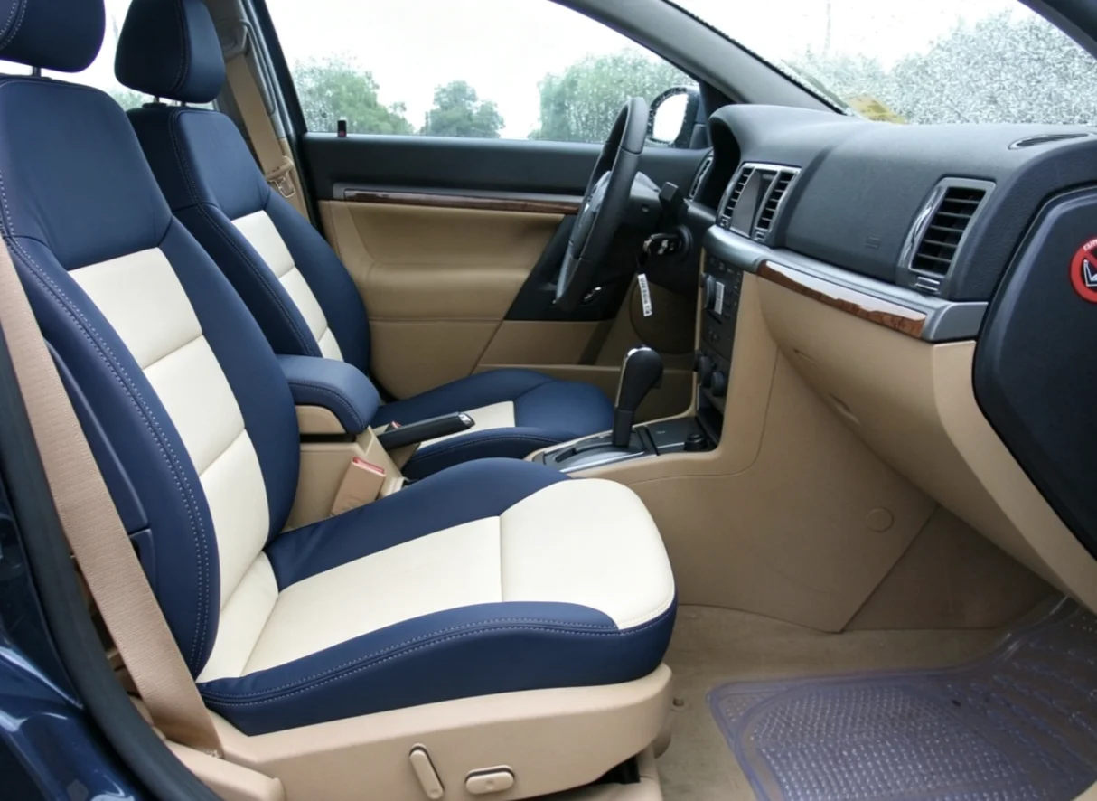 Für Opel Vectra C 2006 Maßgefertigte Autositzbezüge Luxuriöses Nappaleder 100% Passgenau Innenausstattung 360 ° Vollständige Abdeckung – Detail 5