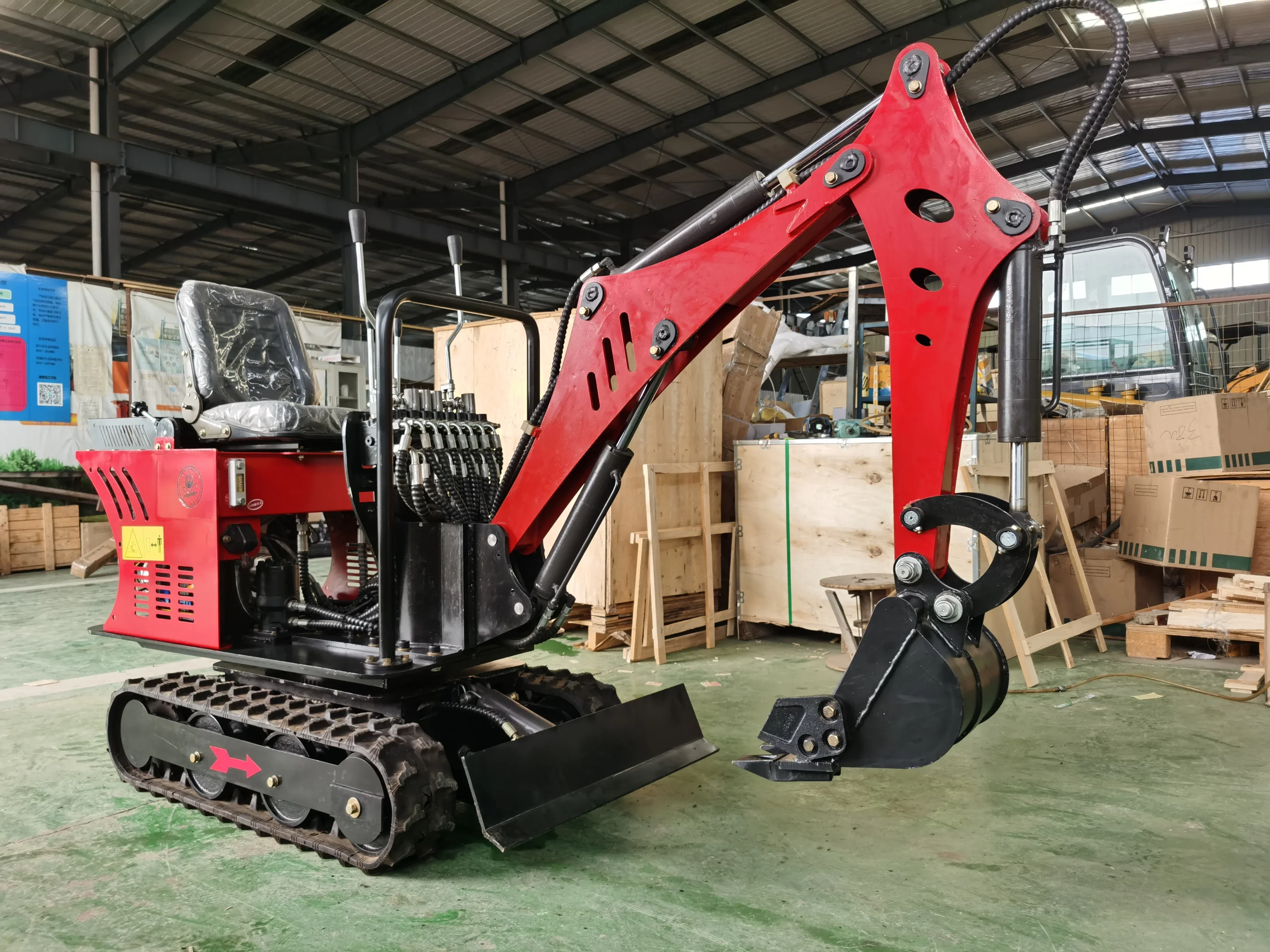 OKW-08 Mini Excavator Garden Digging Excavator 0.8 Ton 1.2 Ton Small Digger Factory Price for Sale With CE/EPA Certification