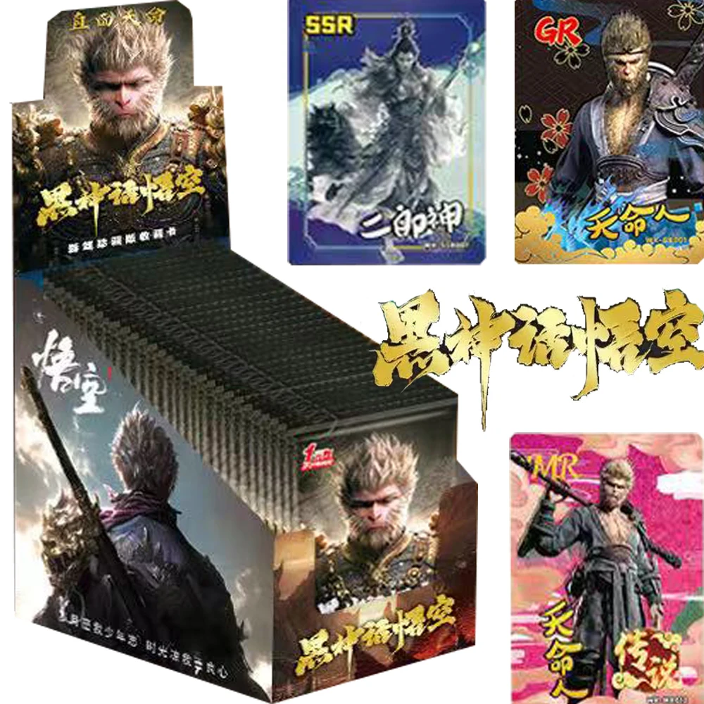 

Wholesale Black Myth: Wukong Cards Booster Box Classic Themes Monkey Sun High Quality Game Character Collection Cards Kids Gifts