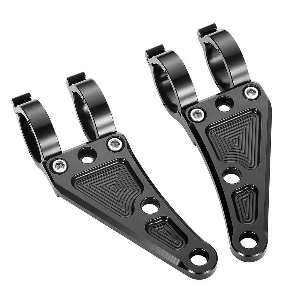 

2x Motorcycle Fork Headlight Mounting Bracket CNC for for