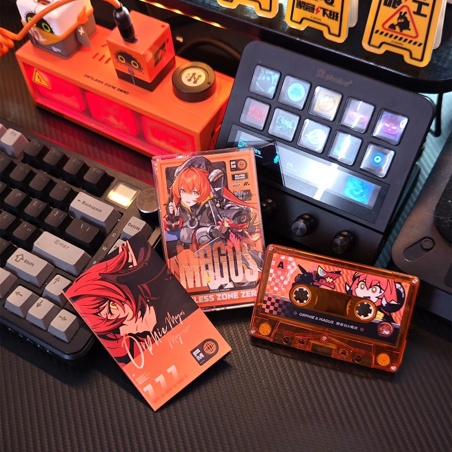 لعبة Obol Squad Orphie Magnusson Magus شريط الموسيقى Zenless Zone Zero OST ألبوم كاسيت كوسبلاي ووكمان مسجل صندوق المسارات الصوتية