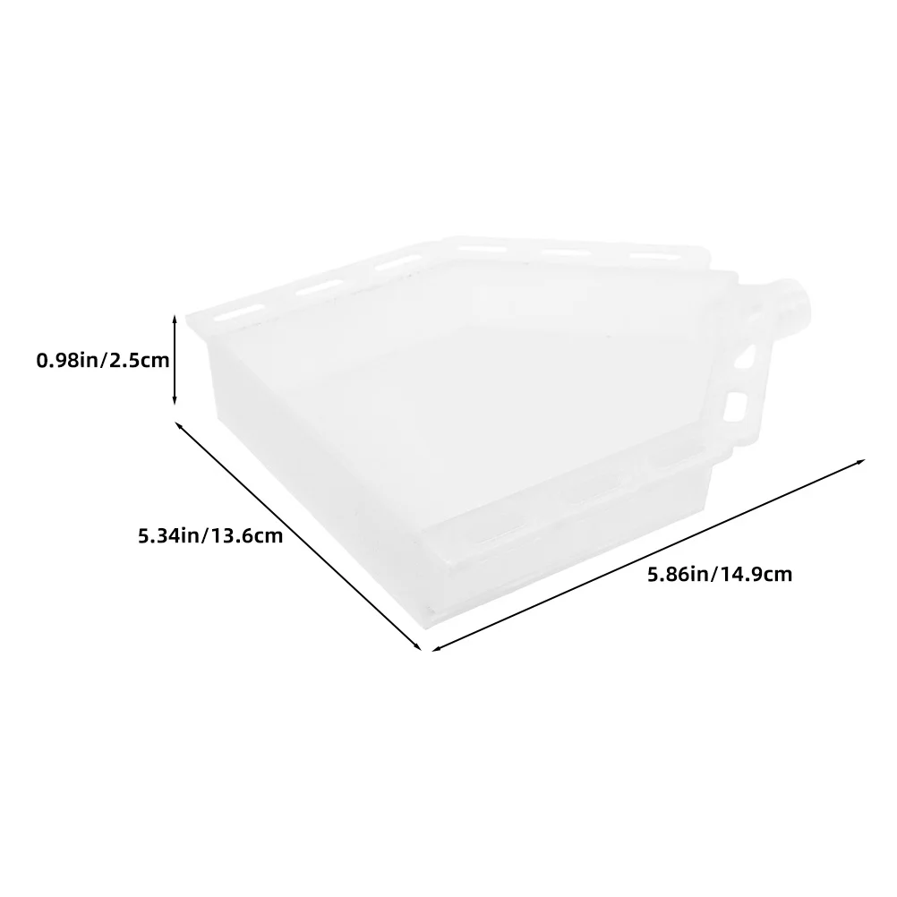 2 قطعة كبيرة التيار المتناوب بالتنقيط عموم البلاستيك المكثف استنزاف صينية الطقس مقاومة العالمي صالح لنماذج مكيف الهواء المتعددة