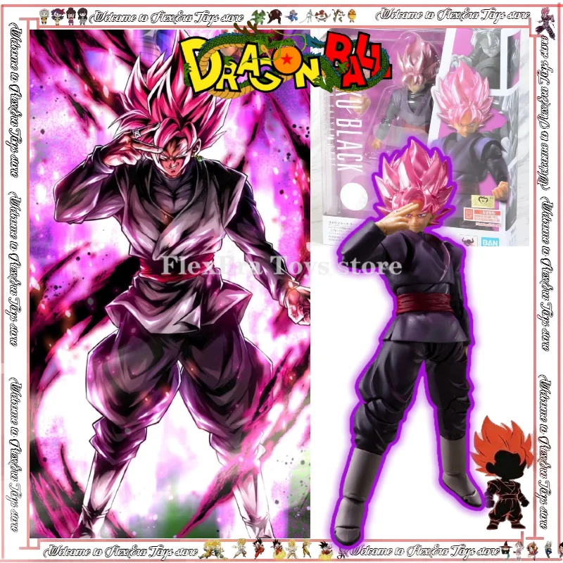 

В наличии 100% оригинальные фигурки Bandai S.H.Figuarts SHF Goku Black Super Saiyan Rose Rerelease Edition Dragon Ball Super Anime Toys